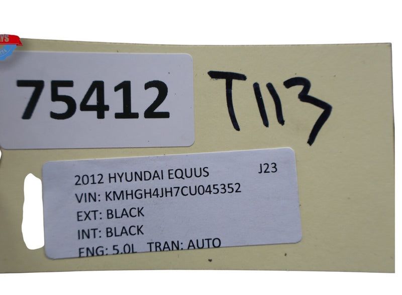 Load image into Gallery viewer, 11-16 Hyundai Equus Sig Rear Left Driver Side Bumper Cover Bracket Black Oem
