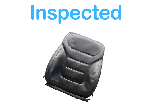 11-16 Volkswagen VW Touareg Front Left Driver Upper Seat Cushion Cover Black Oem