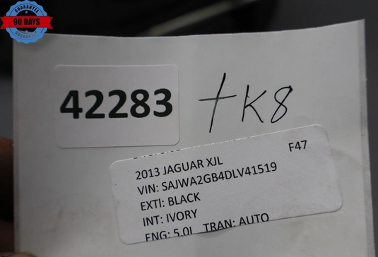 10-15 Jaguar XJ XJL Trunk Spare Tire Emergency Tool Kit Foam Holder W/ Tool Oem