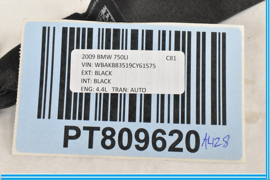09 10 11 12 BMW 750i 750Li F01 F02 FRONT LEFT DRIVER SIDE SEATBELT TENSIONER