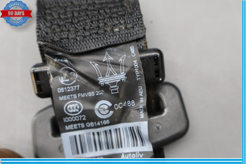 Load image into Gallery viewer, 14-17 Maserati Ghibli Rear Right Side Seatbelt Seat Belt Retractor Black Oem
