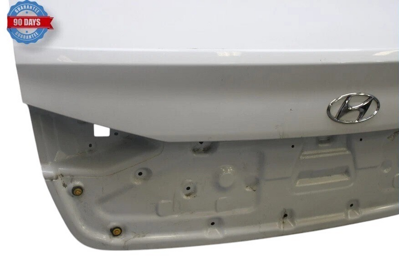Load image into Gallery viewer, 15-16 Hyundai Genesis Rear Trunk Lid Deck Shell Panel White 69200-B1020 OEM
