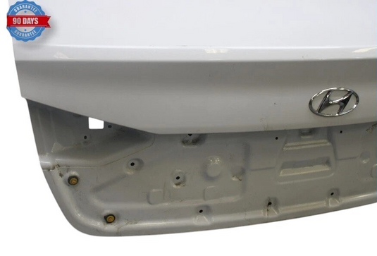 15-16 Hyundai Genesis Rear Trunk Lid Deck Shell Panel White 69200-B1020 OEM