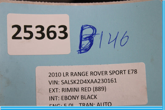 10-13 LR Range Rover Sport Transmission Gear Shift Shifter Plate Mount Oem