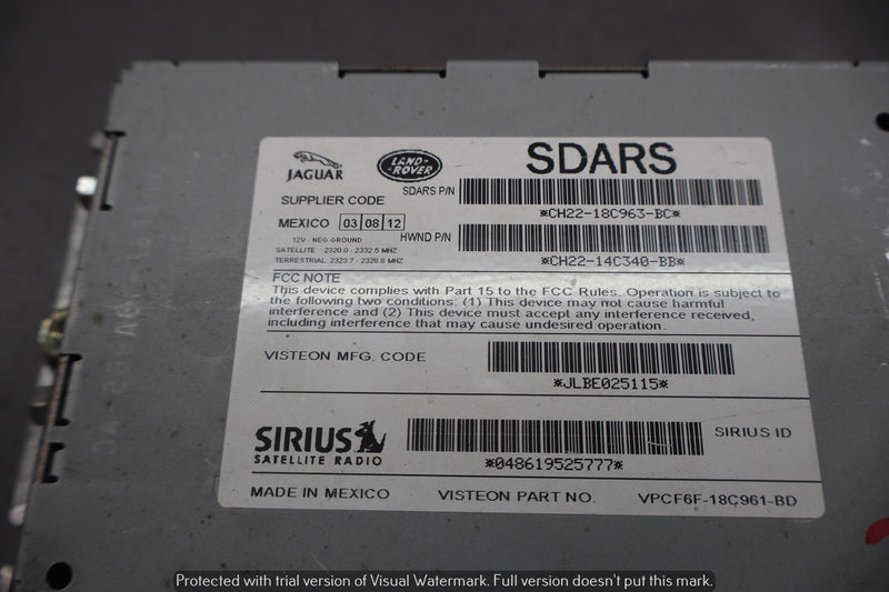 Load image into Gallery viewer, 12-13 Range Rover Evoque Sirius Satellite Radio Receiver Module CH2218C963BC Oem
