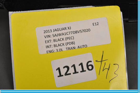 10-15 Jaguar XJ XJL Front Right Side Center Console Trim Panel Oem