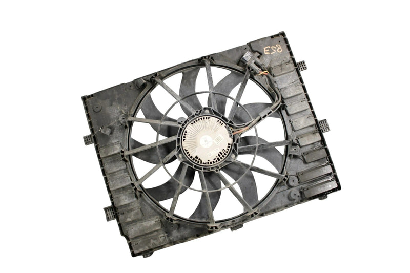 Load image into Gallery viewer, 11-18 Porsche Cayenne Hybrid Engine Cooling Fan Motor Assembly Shroud Oem
