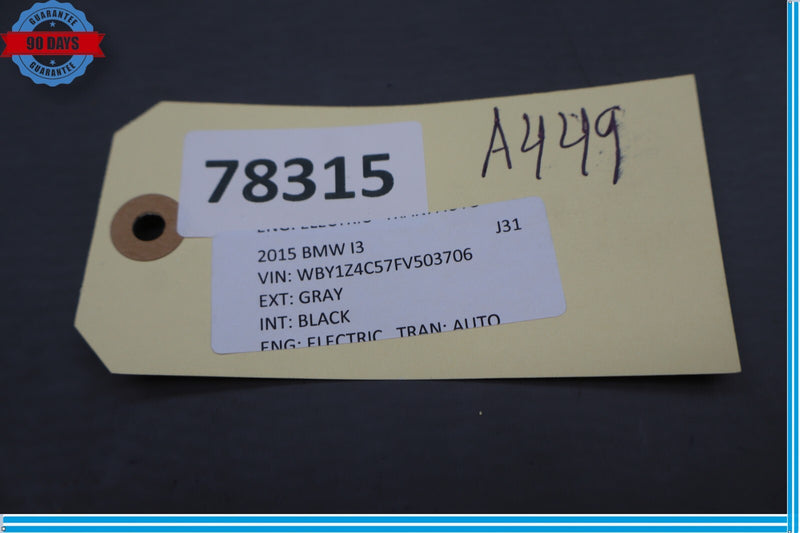 Load image into Gallery viewer, 14-21 BMW I01 i3 i3s Rear Left Driver Side Seat Belt Buckle Receiver Oem
