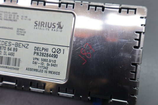 10-17 Mercedes W218 CLS550 E350 Sirius Satellite Radio Receiver Module Unit Oem