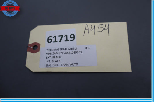 14-17 Maserati Ghibli Quattroporte Front or Rear Left Side Door Speaker Oem