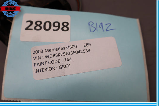 03-08 Mercedes R230 SL550 SL500 Right Passenger Hood Latch Lock Actuator Oem