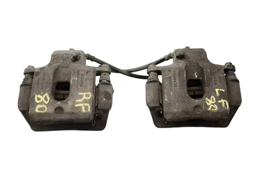 07-17 GMC Acadia Denali Rear Left & Right Side Brake Caliper W/ Bracket Set Oem