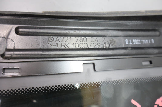 07-13 Mercedes S400 S550 W221 Top Upper Sunroof Sun Roof Glass 2217800421 Oem