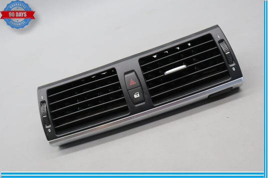 07-13 BMW X5 E70 Front Center Dash Vent Assembly Hazard Window Lock Oem