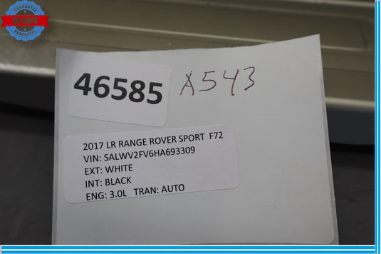 14-22 Land Rover Range Rover Sport Rear Right Door Sill Scuff Step Plate Oem