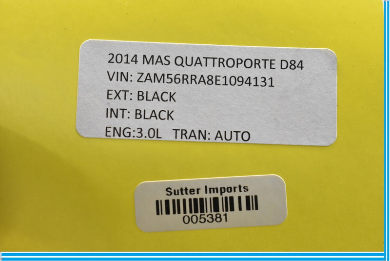 Load image into Gallery viewer, 14-17 Maserati Quattroporte Front Left Driver Side Impact Axle Shaft Oem

