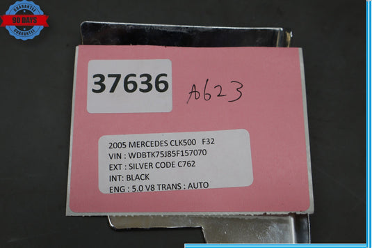 03-06 Mercedes CLK500 CLK55 AMG W209 Front Left Driver Chrome Jamb Trim Oem