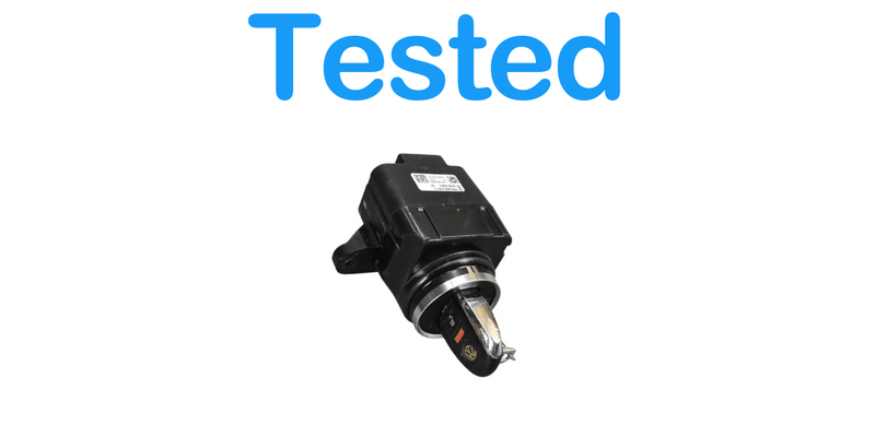 Load image into Gallery viewer, 11-14 Volkswagen VM Touareg Engine Start Ignition Switch W/ key 7P6905843 Oem
