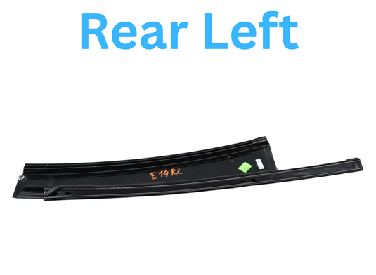 09-15 BMW  F01 750i 750Li Rear Left Driver Side B Pillar Door Cover Molding Oem