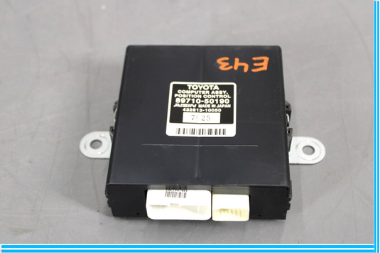 07-09 Lexus LS460 Rear Left Seat Mounted Position Control Module Oem