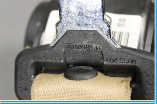 12-18 BMW 320i 328i F30 Rear Center Seat Belt Seatbelt Retractor Oem
