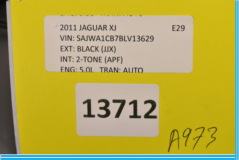 Load image into Gallery viewer, 10-15 Jaguar XJ XJL Rear Right Passenger Side Seat Belt Buckle Oem
