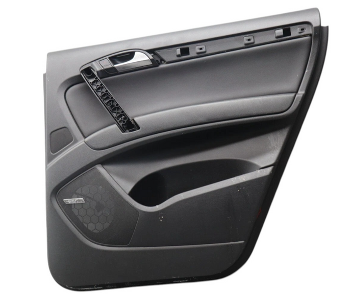 07-15 Audi Q7 4L Rear Right Passenger Side Interior Door Panel 4L0863981 OEM