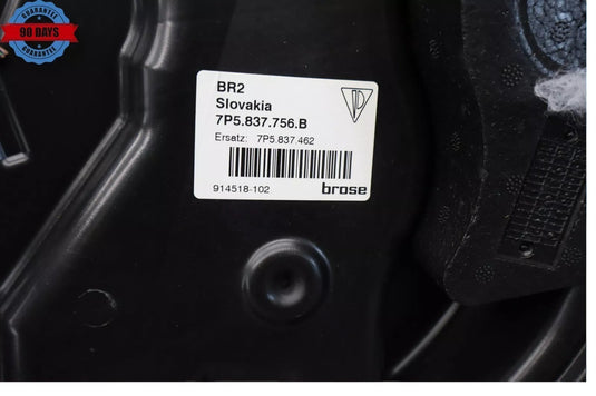 11-18 Porsche Cayenne 958 Front Right Side Door Window Regulator 7P5837462D OEM
