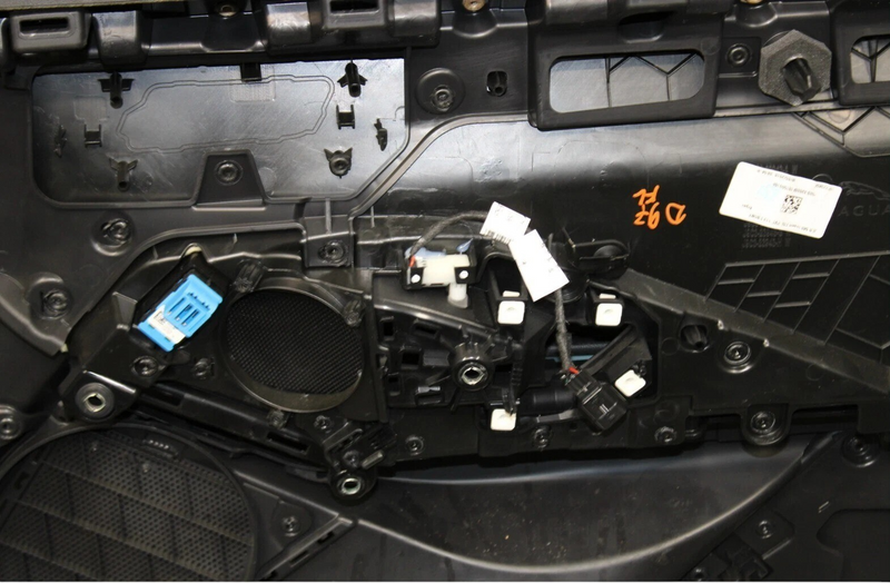 Load image into Gallery viewer, 17-20 Jaguar F-Pace Front Left Driver Interior Door Trim Panel W/ Speaker Oem
