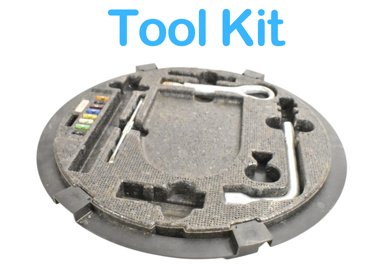 Load image into Gallery viewer, 00-06 Mercedes CL500 CL600 W215 Emergency Spare Tire Jack Tool Kit Oem
