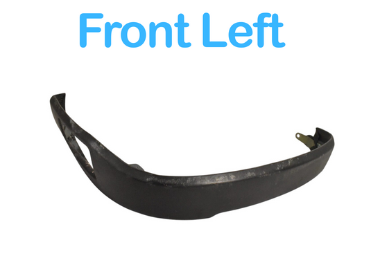 03-11 Bentley Continental Front Left Driver Side Seat Cover Trim Panel Black Oem