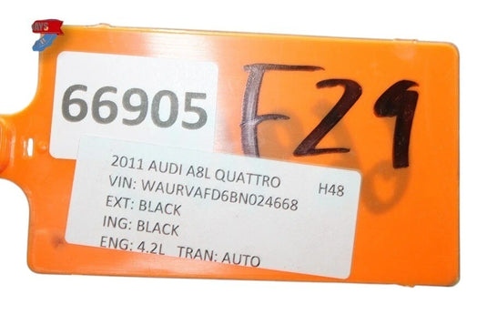 11-18 Audi A8 Quattro S8 Rear Right Passenger Side Fender Liner Splash Guard OEM