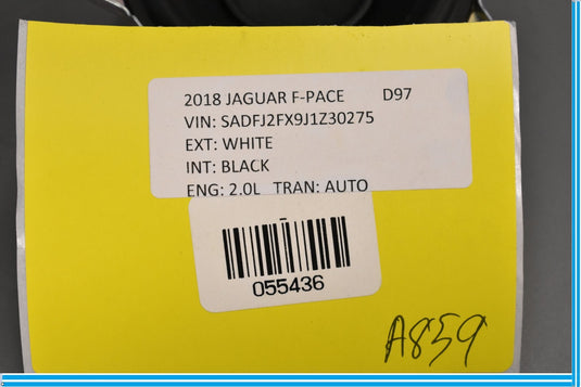 18-20 Jaguar E-Pace Front Left Driver Side Door Midrange Audio Speaker Oem