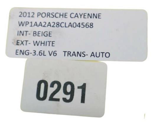 11-18 Porsche Cayenne 3.6L Automatic Transmission Assembly 95830001131 OEM