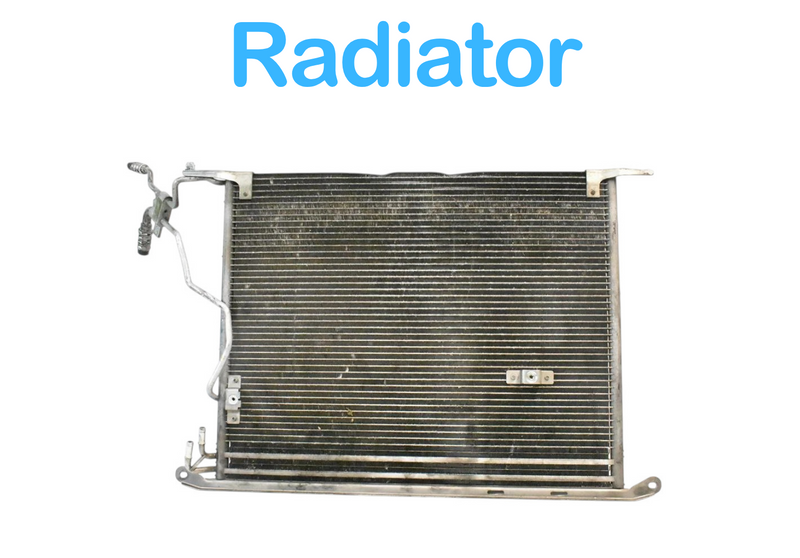 Load image into Gallery viewer, 03-06 Mercedes SL500 R230 Front Engine Cooling Radiator AC A/C Condenser Oem
