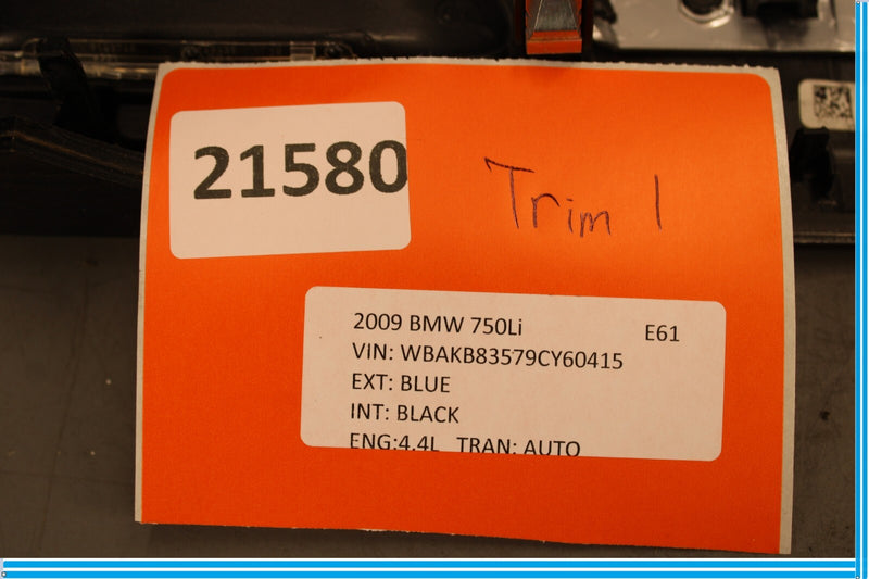 Load image into Gallery viewer, 09-15 BMW 750Li F01 F02 Rear Right Passenger Side Door Panel Trim Oem
