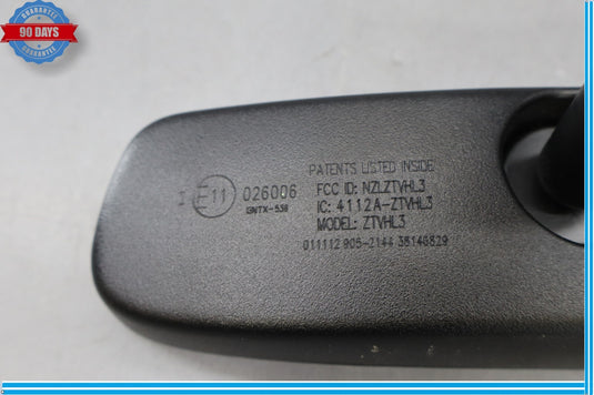 11-13 Hyundai Equus SIG Front Interior Rear View Mirror Assembly Black Oem