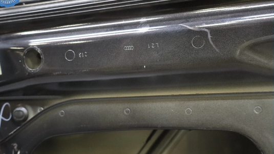 12-18 Audi A7 Quattro RS7 Rear Left Driver Side Door Shell Cover Panel Black Oem