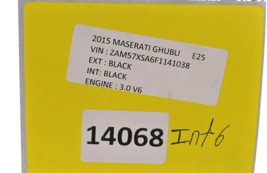 14-18 Maserati Ghibli Engine Air Intake Cleaner Housing Box 0280218281 Oem