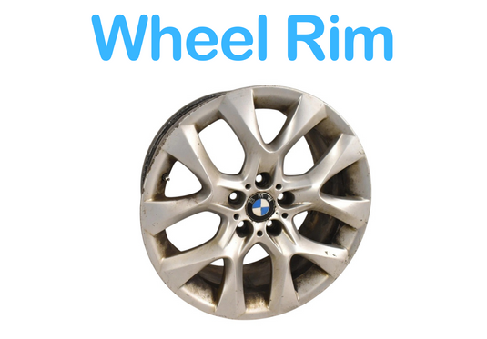 07-13 BMW E70 35iX X5 9x19 Star Spoke Alloy Wheel Rim 36116788007 Oem