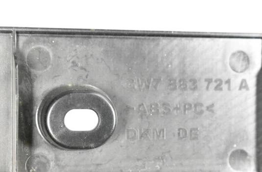 07-11 Bentley Continental GTC Rear Luggage Compartment Trim Black 3W7863721A OEM