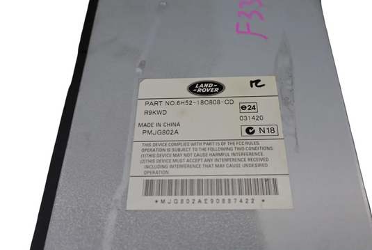 09-11 Jaguar XF X250 XFR Radio Stereo Audio Amplifier Amp 6H5218C808CD Oem