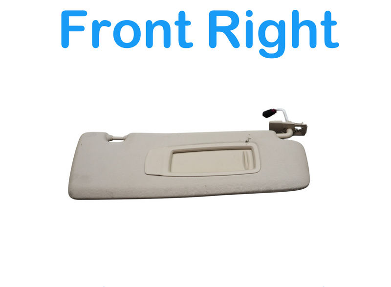 Load image into Gallery viewer, 14-18 BMW X5 Front Right Passenger Side Sun Visor Sunvisor Ivory Oem
