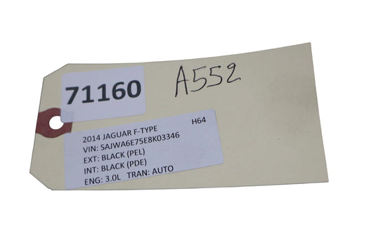 14-24 Jaguar X152 F-Type Rear Right Passenger Side Bumper Fog Lamp T2R19007  Oem