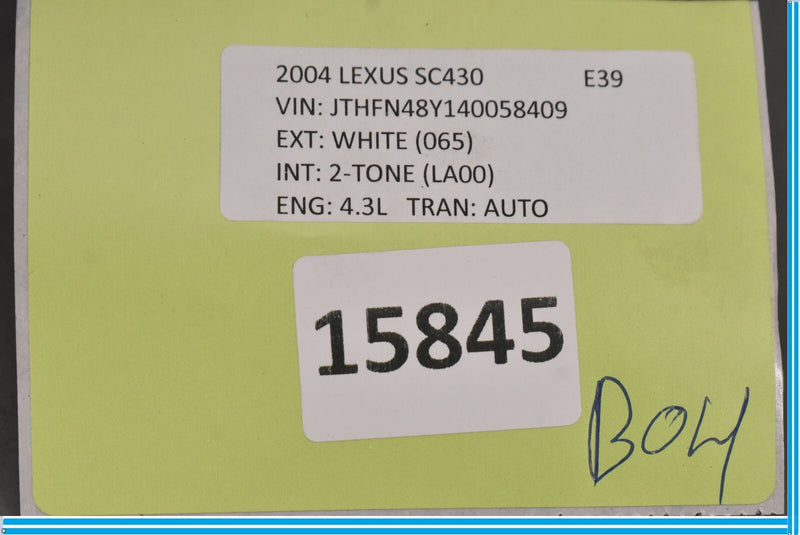 Load image into Gallery viewer, 02-10 Lexus SC430 Left Driver Side Headlight Control Module Unit Oem
