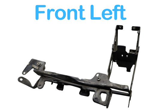 12-18 BMW 328i Active Hybrid 3 Front Left Radiator Headlight Mount Bracket Oem