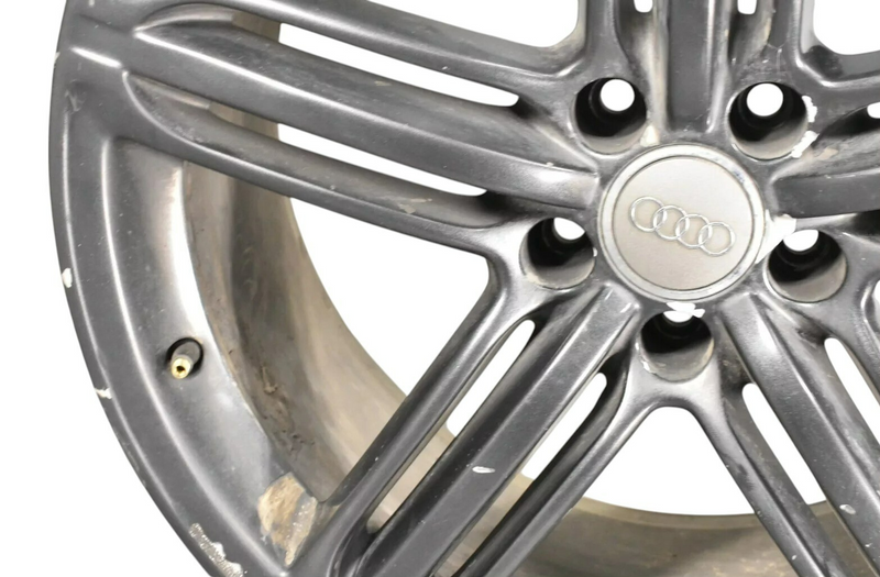Load image into Gallery viewer, 11-15 Audi A8 Quattro 9J X 20"H2 Spoke 5 Alloy Wheel Rim Silver 4H0601025T Oem
