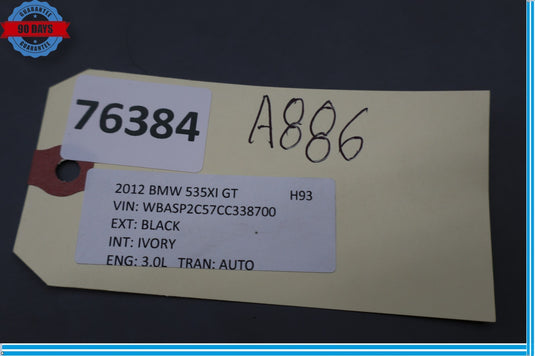 10-16 BMW 535i GT xDrive Rear Seat Folding Backrest Lock Latch Release Handle Oe