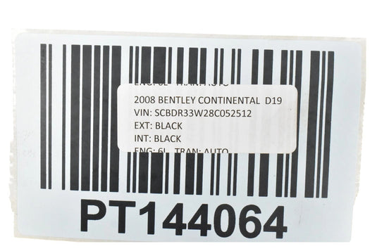 2008 Bentley Continental GT GTC Front Engine Suspension Crossmember Oem