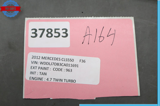 10-16 Mercedes CLS550 W218 Left Driver Side Under Seat Compartment Oem